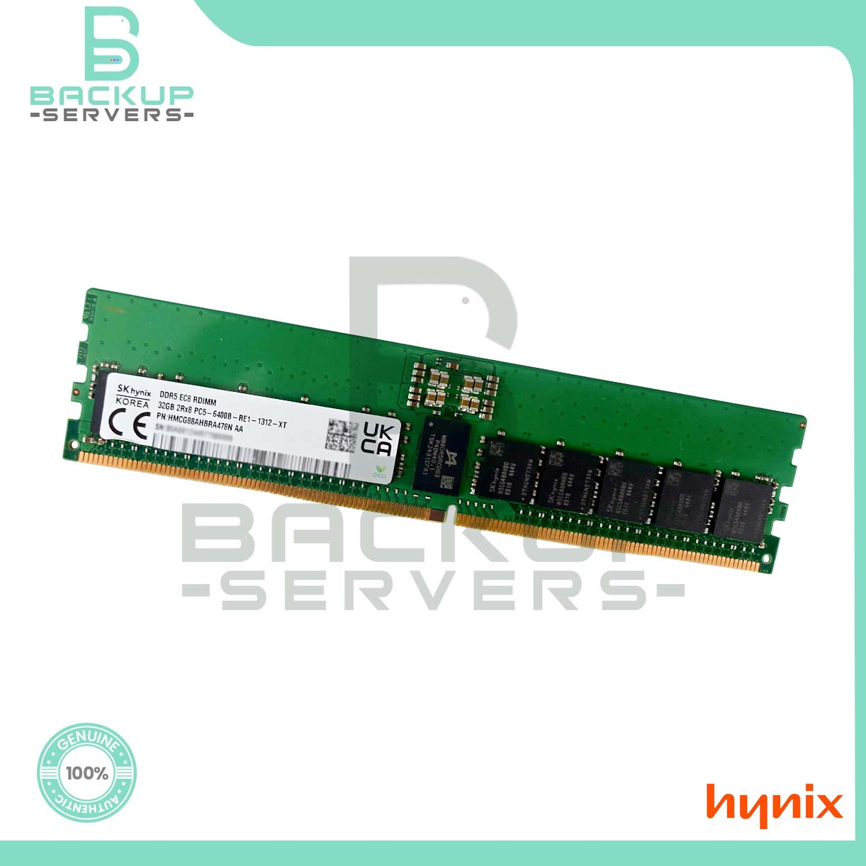 HMCG88AHBRA478N Hynix 32GB DDR5-6400 PC5-51200 ECC Registered 2Rx8